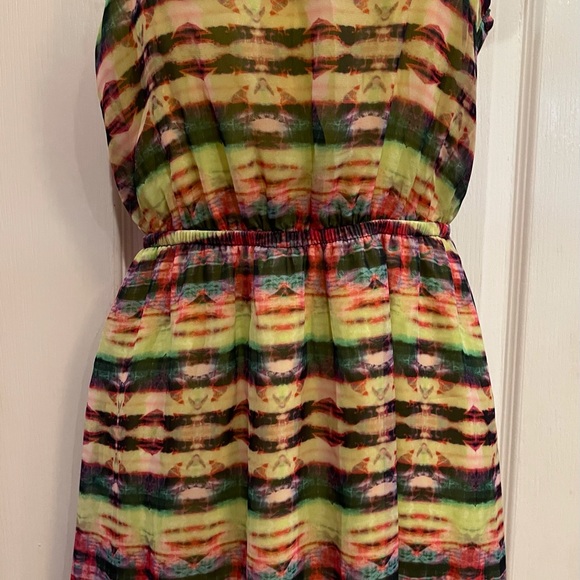No Boundaries Tye Dye Floor Length Elastic Waist Sundress Small - Picture 10 of 15